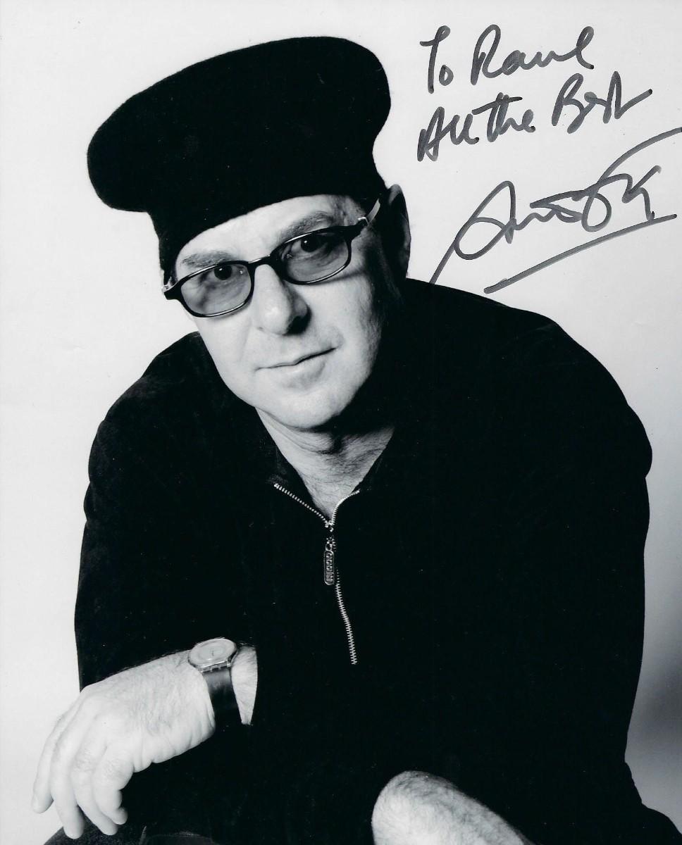 Drummer Anton Fig signed photo | EstateSales.org