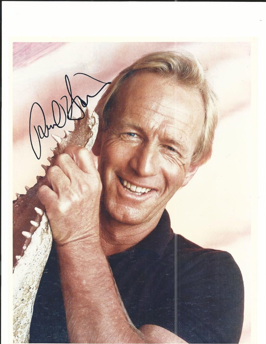 Paul Hogan signed Crocodile Dundee photo | EstateSales.org