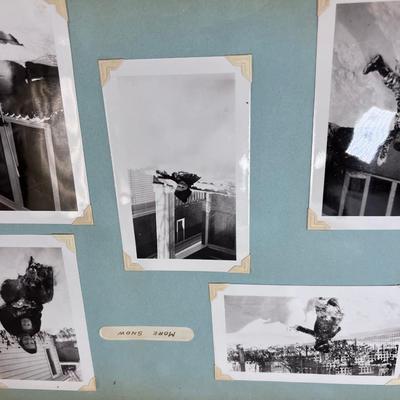 1930s-1940s Black and white Photo Album 40 pages.
