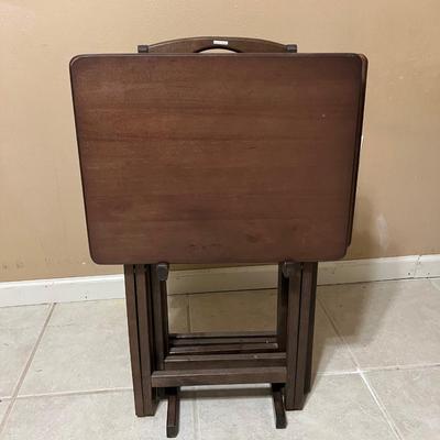 TV Tray Set & Stand