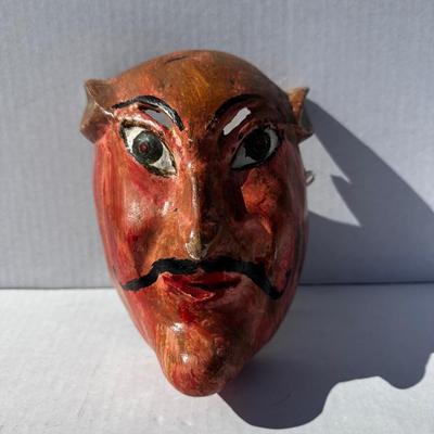 Vintage Mexican Red Mask
