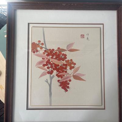 Japanese Wood Block Print 1760