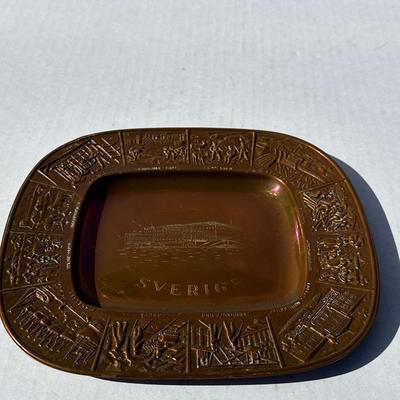 VINTAGE AB NILSJOHAN NILS JOHAN COPPER HANGING PLATE