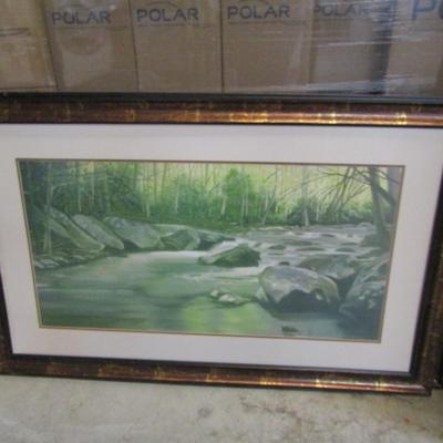 Hornbuckle- 'River Art' Framed Art- Single Piece (#6)