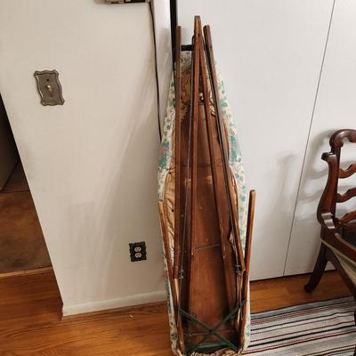 Antique Vintage Wood Wooden Ironing Board