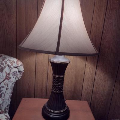 Pair of Matching French Country Post Table Lamp