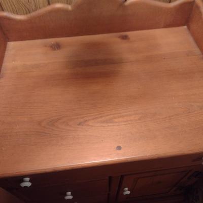 Pine Solid Wood Washstand Table