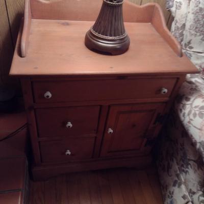 Pine Solid Wood Washstand Table