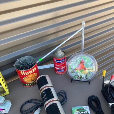 A MOTORCYCLE STEREO AND A WHOLE RANDOM BUNCH OF MISC STUFF