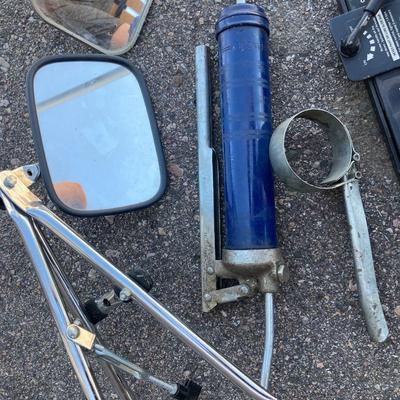 LINCOLN GREASE GUN, EAZ-LIFT SWAY CONTROL, TOW MIRRORS,  3/4â€ DRIVE SOCKETS AND MORE