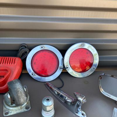 SOME GUY STUFF, VINTAGE SIDE MIRRORS, PIECE OF A HOOD ORNAMENT AND MORE!