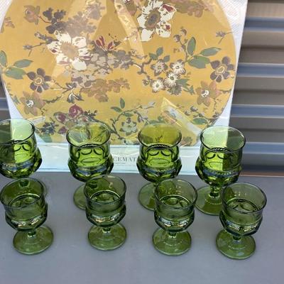 VINTAGE JUICER , GRATER AND GOBLETS