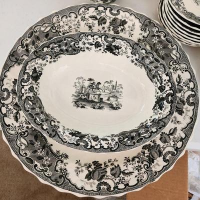 Large Collection Copeland England Spode May Black