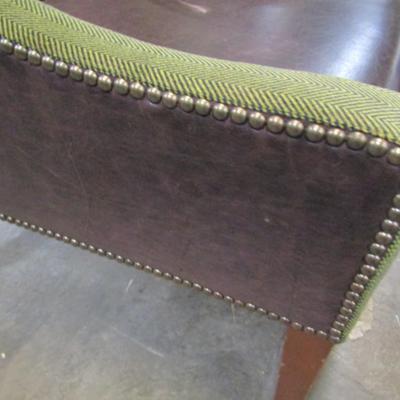 Accent Chair with Furniture Tack Design
