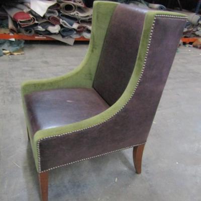 Accent Chair with Furniture Tack Design