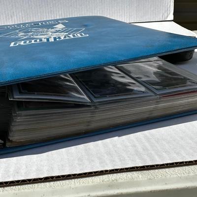 Baseball Cards in Football Binder