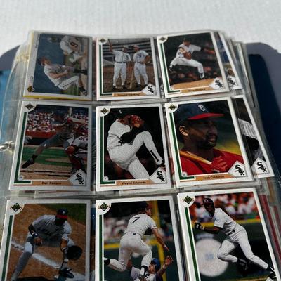 Baseball Cards in Football Binder