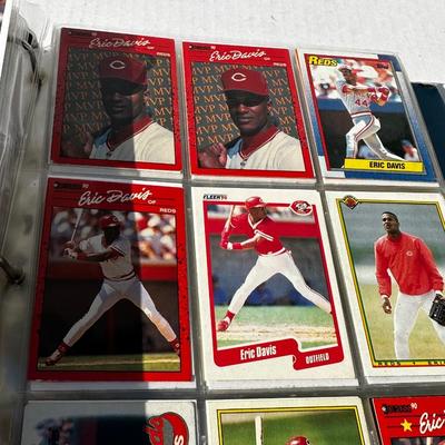 Baseball Cards in Football Binder