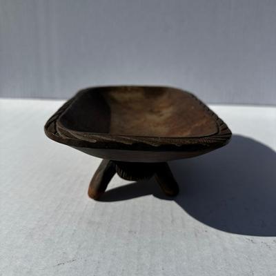 Vintage Bowl with figure on bottom