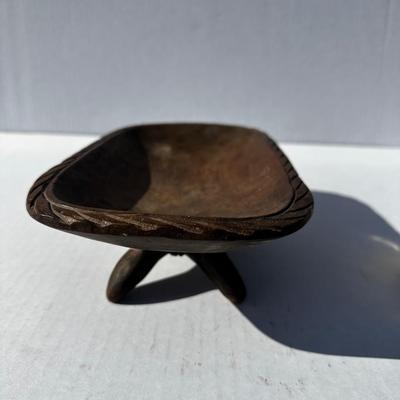 Vintage Bowl with figure on bottom