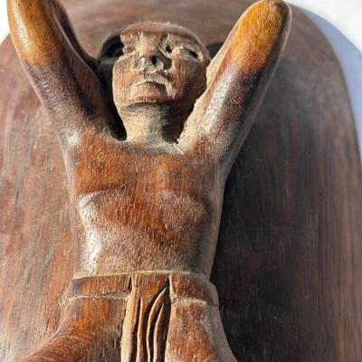 Vintage Bowl with figure on bottom