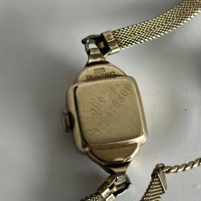 Vintage Elgin ladies watch  10k GF