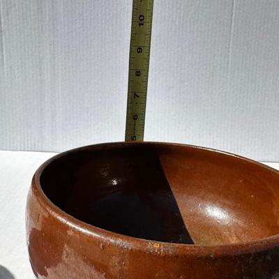 Vintage stoneware signed bowl #2
