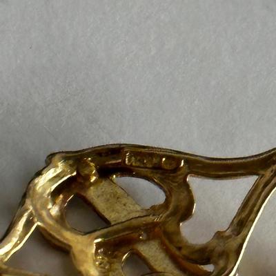 10k Gold Bracelet marked with letter R