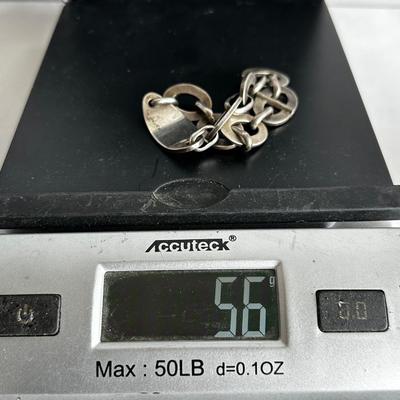 56 grams sterling Mexican silver Bracelet