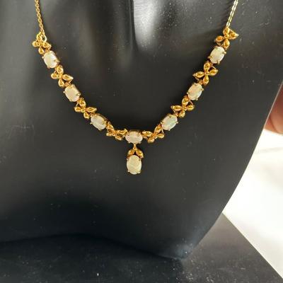 Moonstone necklace