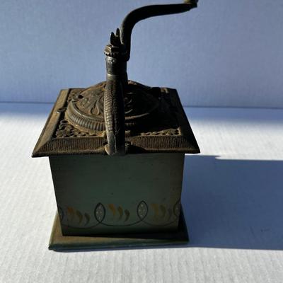 Vintage hand painted Coffee Grinder