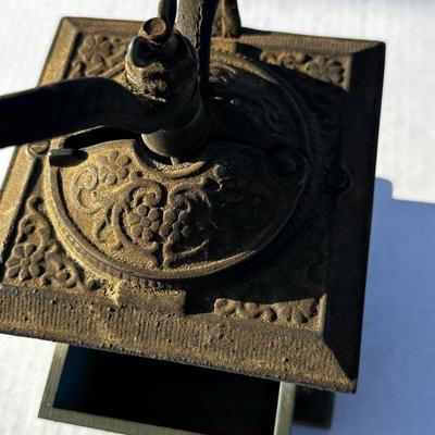 Vintage hand painted Coffee Grinder