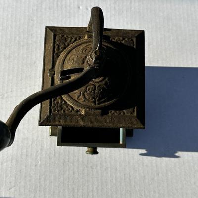 Vintage hand painted Coffee Grinder