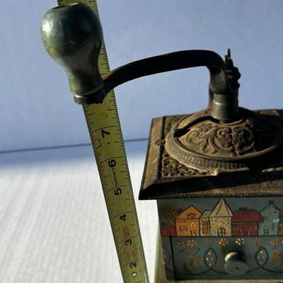 Vintage hand painted Coffee Grinder