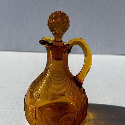 Amber glass small bottle