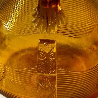 Amber glass small bottle