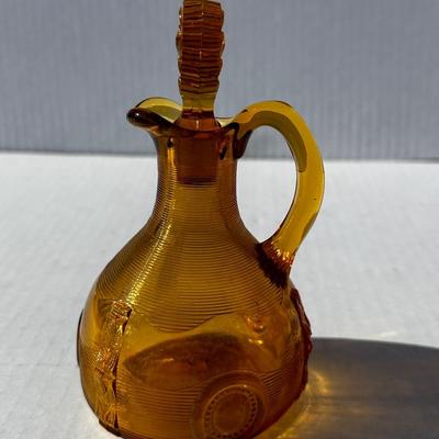 Amber glass small bottle