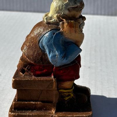 Disney Seated Geppetto Syroco Wood Statue â€” c1940-1950