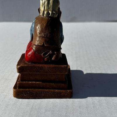Disney Seated Geppetto Syroco Wood Statue â€” c1940-1950
