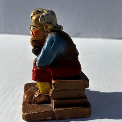Disney Seated Geppetto Syroco Wood Statue â€” c1940-1950