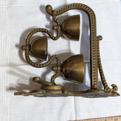Vintage Brass Monastery Entrance Bells