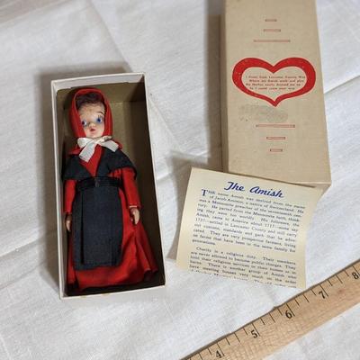 NOS Box Amish Doll Girl Lancaster County
