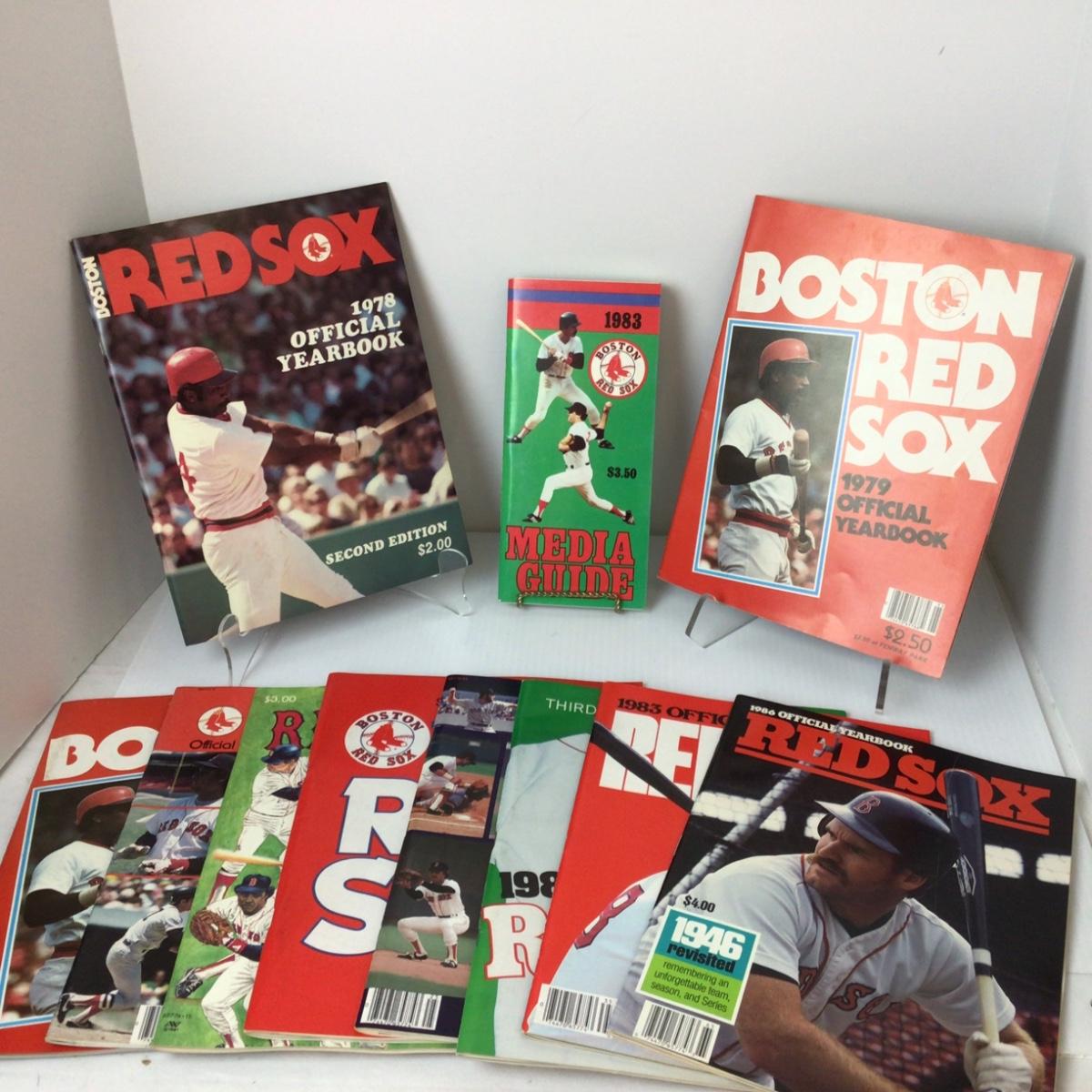 140 Vintage Boston Red Sox 19781986 Yearbooks