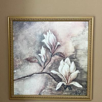 Magnolia & Flower Picture Pair