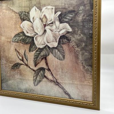 Magnolia & Flower Picture Pair