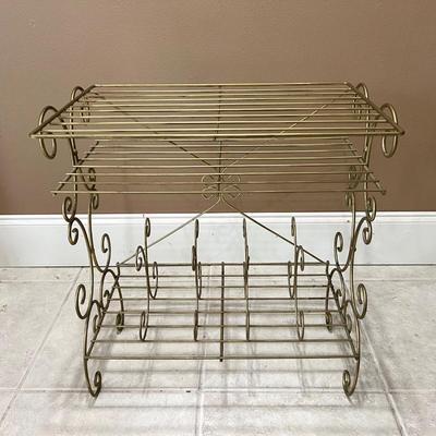 Gold Endless Possibilities Metal Side Table