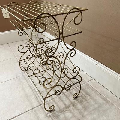 Gold Endless Possibilities Metal Side Table
