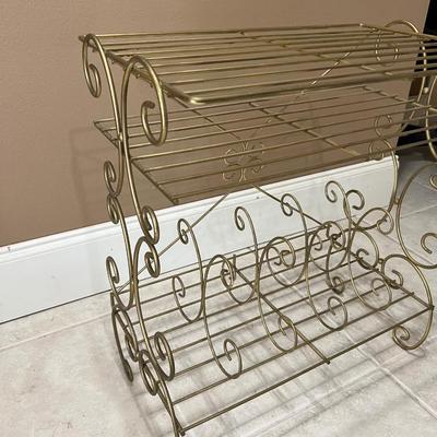 Gold Endless Possibilities Metal Side Table