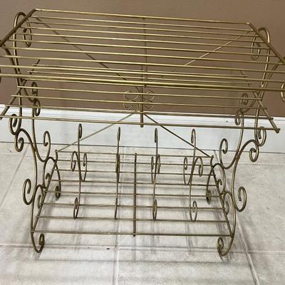 Gold Endless Possibilities Metal Side Table