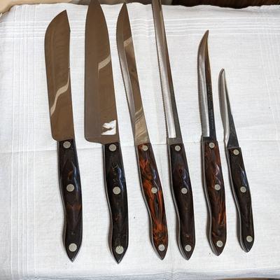 Vintage Collection of 6 New or Like New Cutco Knives